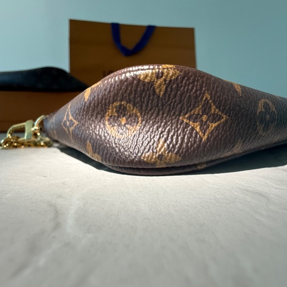 LOUIS VUITTON Multi Pochette Accessoires with dustbin, box and gift bag - Khaki - Picture 7 of 16